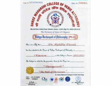 Riddhe Sshilpi Certificates